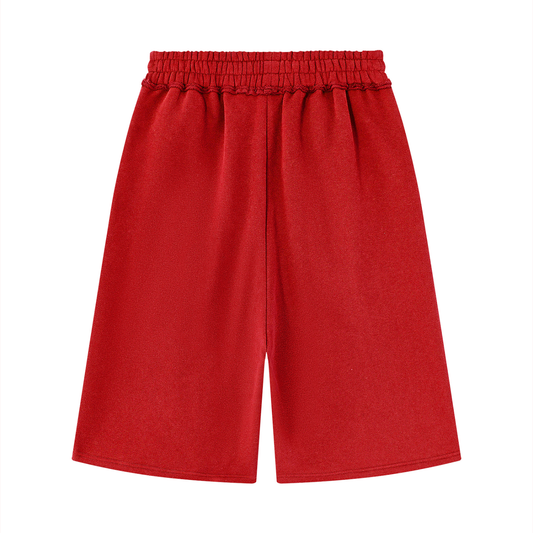"Red" 3/4 Shorts